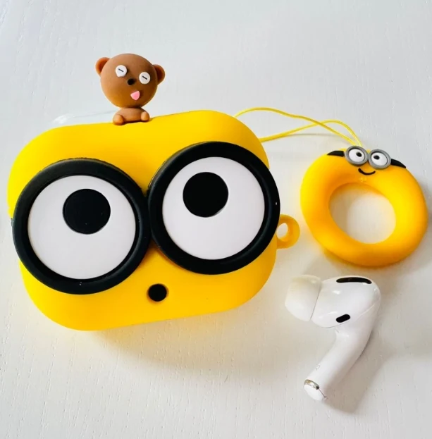 Minion Big Eyes (Only Cover) For Apple Airpods Pro and pro 2nd Gen