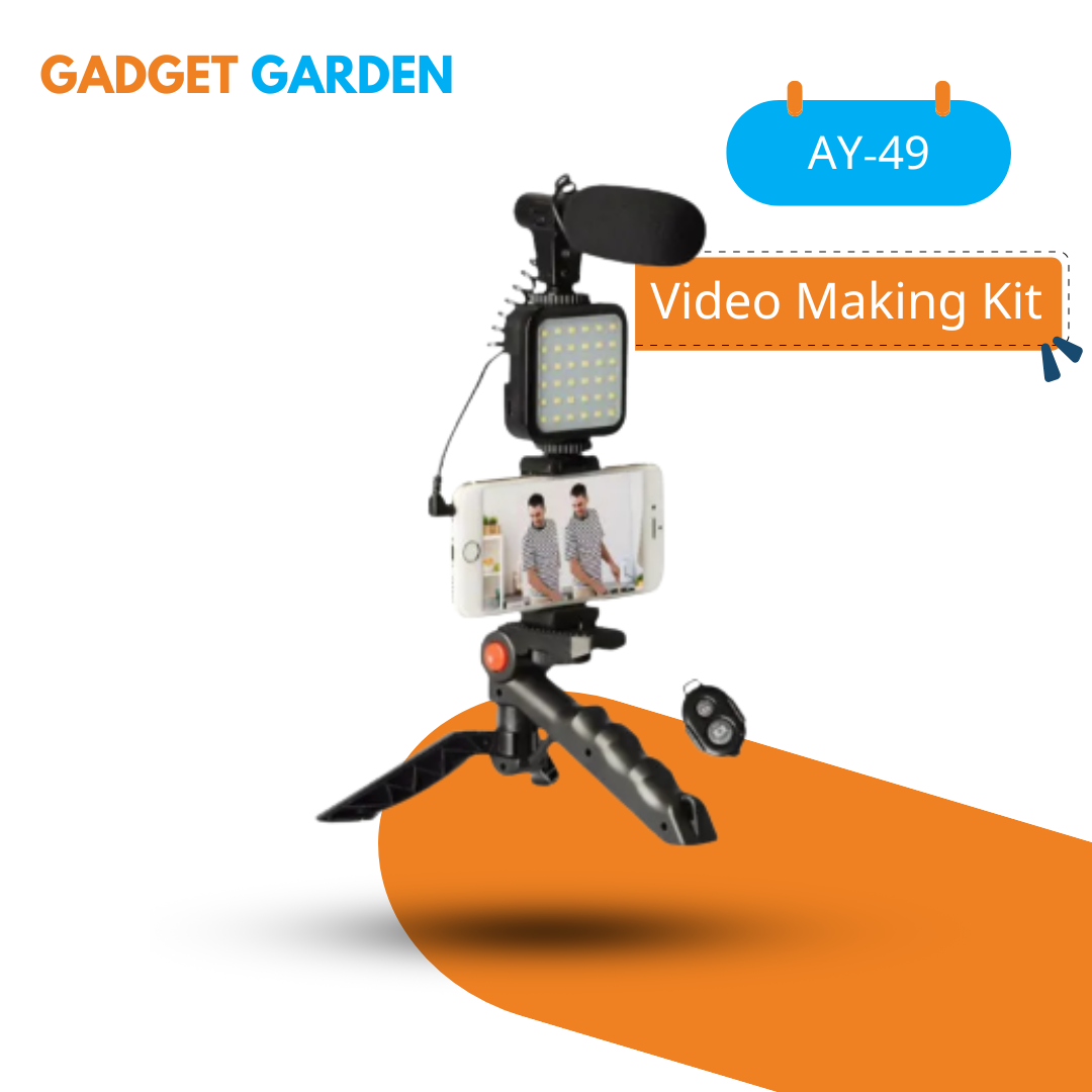 VIDEO Making Kit AY-49 Remote Control Vlogging Video Making Kits