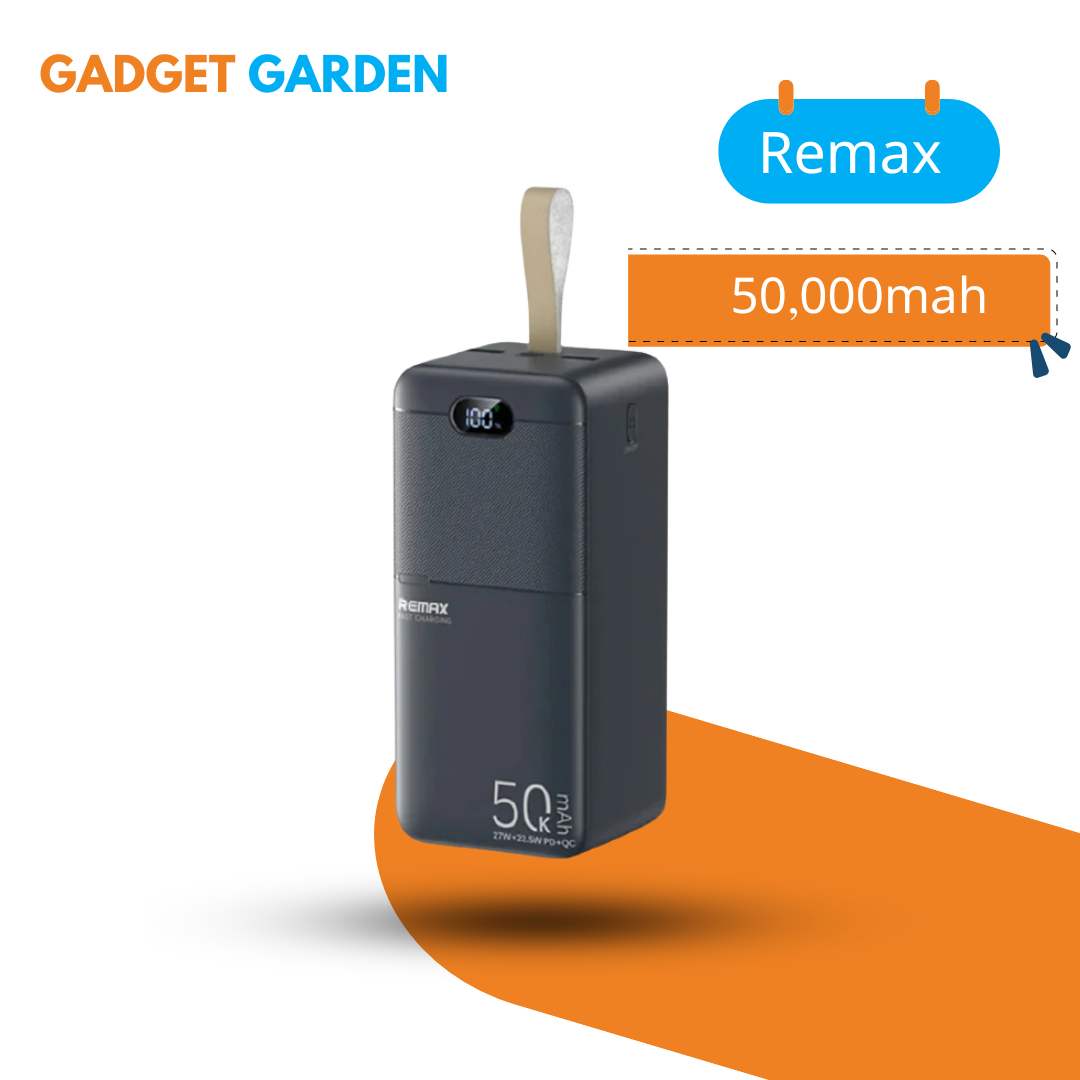 REMAX RPP-117 Piloteer 50000mAh Power Bank (27W PD + 22.5W QC)