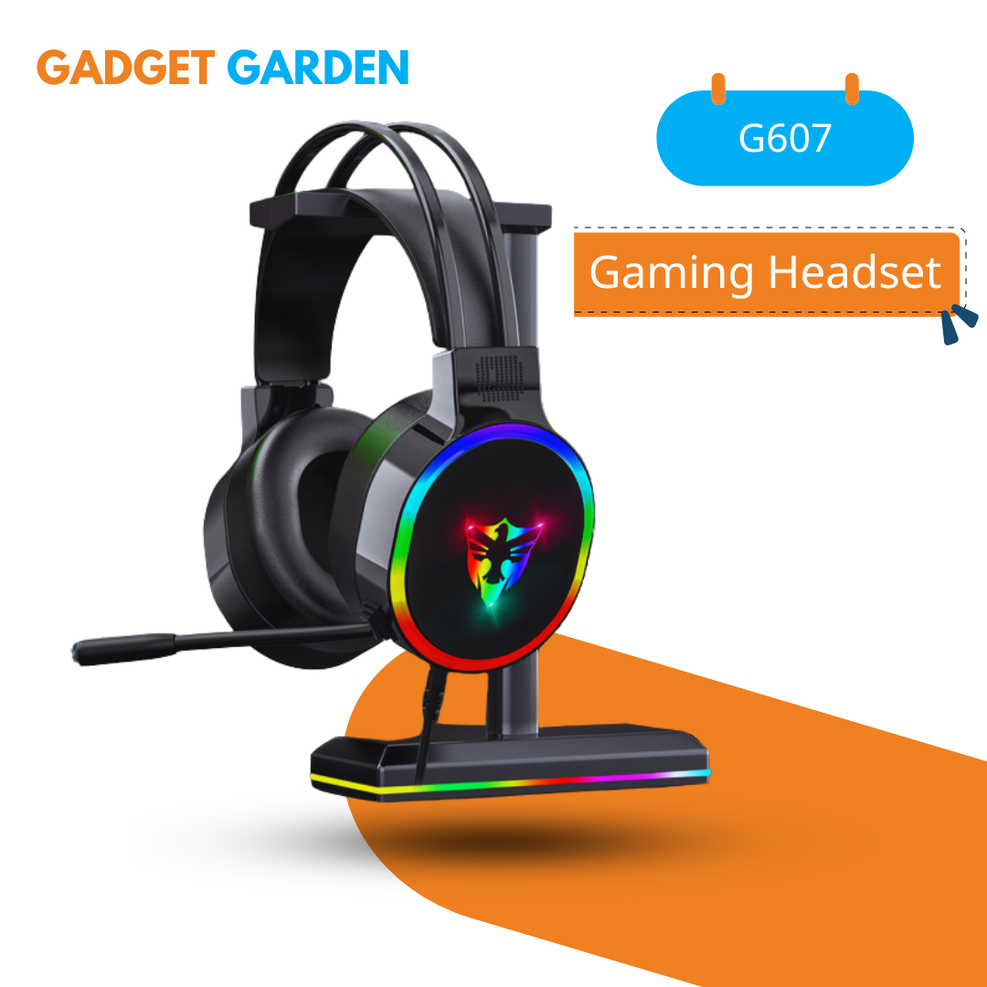 Hear Every Step: G607 Noise-Cancelling Gaming Headset with 7.1 Audio